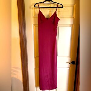House of Harlow x Revolve Maroon Maxi slip Dress